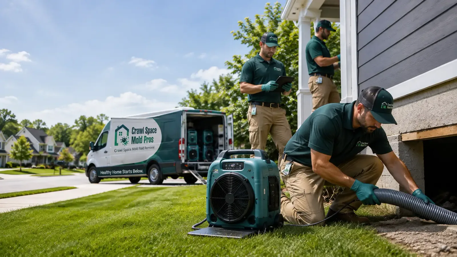 Crawl Space Mold Removal in Andover, MA